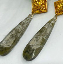 Moss Agate Earrings