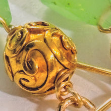 Vermeil and Fluorite Earrings