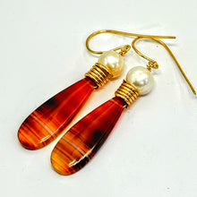 Banded Agate Earrings