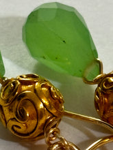 Vermeil and Fluorite Earrings