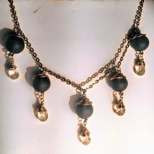 Beautiful Smoky Quartz and Ametrine Briolette Necklace