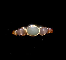 Garnet and Amazonite Ring