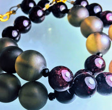 Garnet and Smoky Quartz Bracelet
