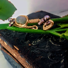 Jade and Pearl Ring