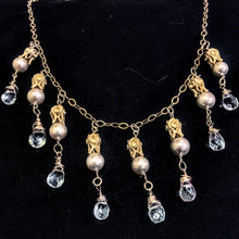 Ametrine and Pearl Necklace