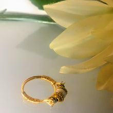 Pearl and Rhinestone Ring