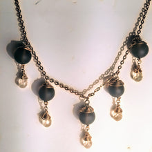 Beautiful Smoky Quartz and Ametrine Briolette Necklace