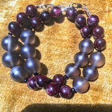 Garnet and Smoky Quartz Bracelet