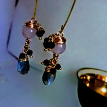 Labradorite and Moonstone Earrings