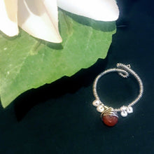 Carnelian Sterling Silver Ring