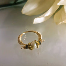 Pearl and Rhinestone Ring