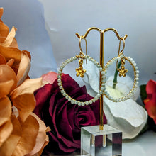 Amazonite Hoops
