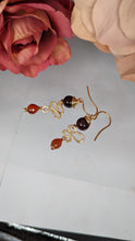 Cute Little Garnet Earrings