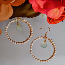 Howlite Hoops