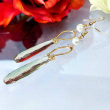 Green Briolette Earrings