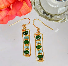 Chrome Diopside Earrings