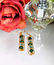 Chrome Diopside Earrings