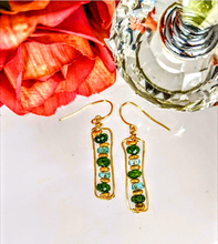 Chrome Diopside Earrings