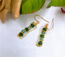 Chrome Diopside Earrings