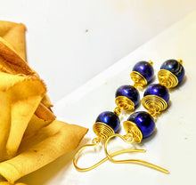 Purple Pearl Earrings