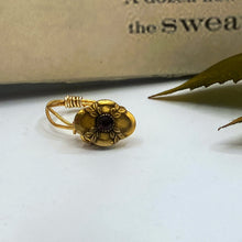 Amethyst Victorian Cufflink Ring