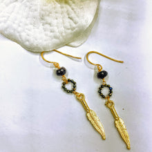 Garnet Boho Earrings