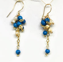 Turquoise and Pearl Drops