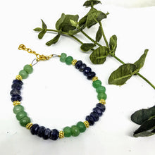 Sapphire and Jade Bracelet
