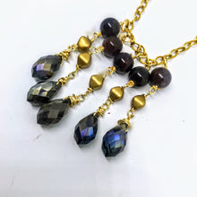 Garnet Gypsy Necklace