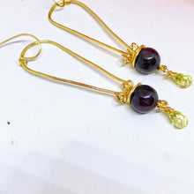 Garnet and Lemon Zirconia