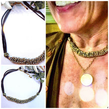 Champagne Crystal Necklace