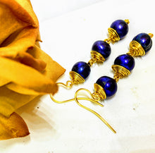 Purple Pearl Earrings