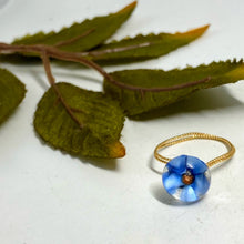 Mid Century Button Ring