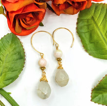 Pink Opal Earrings