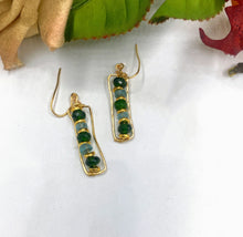Chrome Diopside Earrings
