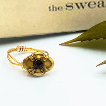 Amethyst Victorian Cufflink Ring