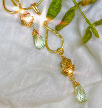 Green Amethyst Earrings