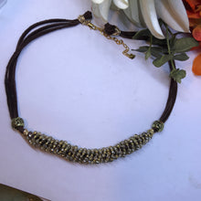 Champagne Crystal Necklace