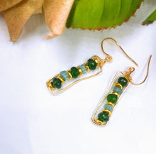 Chrome Diopside Earrings