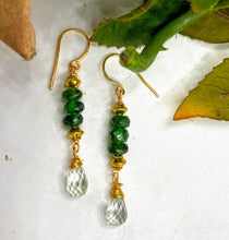Chrome Diopside Earrings