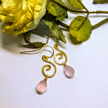 Rose Quartz Earrings