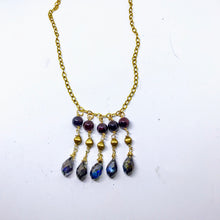 Garnet Gypsy Necklace