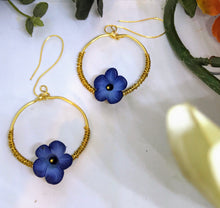 Pansy Earrings