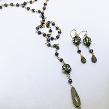 Jet and Smoky Quartz Set