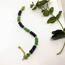 Sapphire and Jade Bracelet