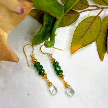 Chrome Diopside Earrings