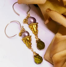 Peridot Briolette Earrings