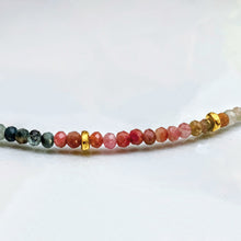 Rainbow Tourmaline Necklace