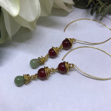 Red Agate Earrings