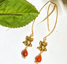 Gold Frog Earrings
